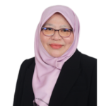 Close up profile photo of a woman wearing glasses and a headscarf. 