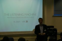 Peter Gregson’s presentation on ‘The Listening Machine’